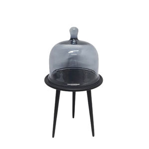 Recién llegado, soporte de pastel de Metal hecho a mano, forma redonda con acabado negro para exhibición de bodas y fiestas de cumpleaños, disponible a granel - Product Image 3