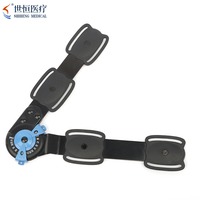 Attelle de rééducation réglable pour les membres inférieurs, soutien du genou avec bandes de soutien pour la rééducation du ligament croisé