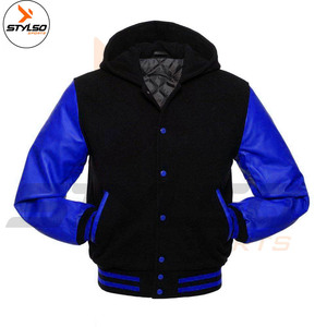 2024 Custom <b>Men's</b> Winter XL Baseball <b>Jacket</b> <b>Trucker</b> Letterman Varsity Leather <b>Jacket</b> with Street Wear Logo Patch - Product Image 2