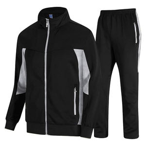 Chándal de Forro Polar Ajustado para Hombre, OEM, Personalizado, con Cremallera, Transpirable, de Poliéster y Spandex, Ropa Deportiva de Invierno - Product Image 5