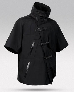 Bajo impuesto al por mayor Techno Wear logotipo personalizado poliéster en blanco Zip up lujo Vintage Bomber chaqueta hombres - Product Image 5