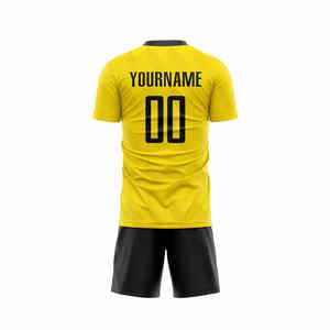 Juego de uniformes de fútbol personalizados | Tela transpirable que absorbe la humedad | Camisetas de fútbol OEM/ODM para hombres y jóvenes - Product Image 3