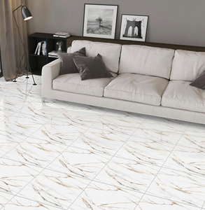 Diseño moderno brillante 600x600mm azulejos porcelana pulida cuerpo vitrificado para función de aislamiento térmico de centro comercial - Product Image 1