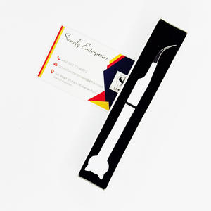 แหนบแยกขนตาแบบโค้งทำจากสเตนเลสเคลือบผงสีขาวเป็นมิตรกับสิ่งแวดล้อม - Product Image 5