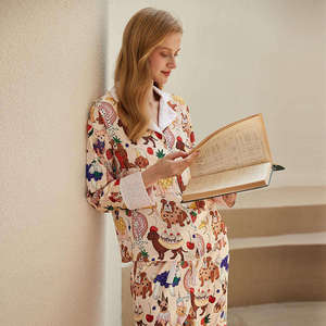 Nouveauté, vêtements de détente pour femmes, vêtements de maison, pyjama en molleton, ensemble de pyjama en velours deux pièces - Product Image 2