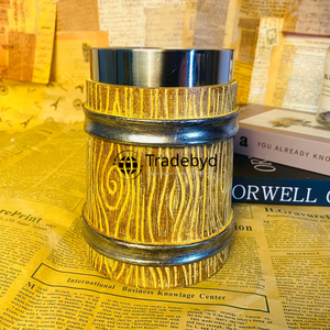 แก้วมักทำด้วยมือแบบพรีเมี่ยมขนาดกว้างสำหรับชากาแฟหรือเป็นของขวัญเหมาะสำหรับคนรักเชิงนิเวศและแบบชนบท - Product Image 4