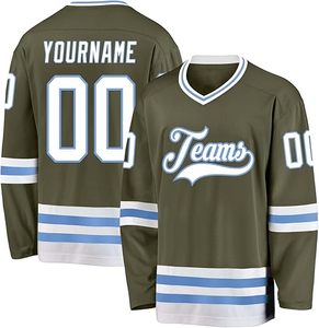 Maillot personnalisé de hockey sur glace d'équipe 2025 OEM Premium Sublimation Sportswear Chemise de jeu professionnel Fournisseur en gros en vrac - Product Image 5