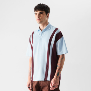 Chemises de golf personnalisées pour hommes en gros – Motif uni, respirantes, manches courtes, en tissu tricoté de haute qualité (Spandex/Coton) – Style urbain - Product Image 4