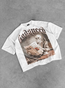 Oversized Retro 100% Cotton Men's T-Shirts High Quality Printed Custom Logo Loose Fit Street Style Custom Designs High GSM Shirt - Product Image 6