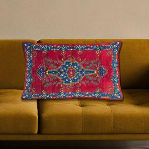 Coussin imprimé Kilim Heritage - Coussin décoratif turc vintage pour la maison, 20"x20" - 50x50 cm - Product Image 5