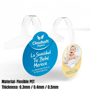 Exhibidor Publicitario Flexible de PET Personalizado, Impresión UV, con Resorte Metálico para Supermercados y Tiendas de Conveniencia - Product Image 3