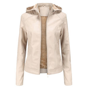 Chaqueta Acolchada Estampada de Cuero Genuino para Mujer de Alta Calidad, Estilo Clásico, Suave, Personalizada OEM, Ropa Exterior Informal de Moda - Product Image 5