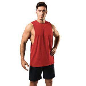 เสื้อกล้ามผู้ชายใส่สบายเสื้อแขนกุดฟิตเนสเพาะกายออกกำลังกายยิม - Product Image 2