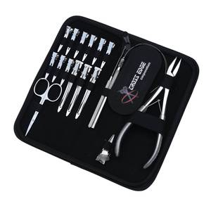 Nuevo Kit de Herramientas Plateadas para Extensiones de Cabello con Lazo de Tracción, Alicates de Doble Resorte para Rizado, Mini Tijeras, Herramienta de Gancho y Pinzas de Salón - Product Image 6