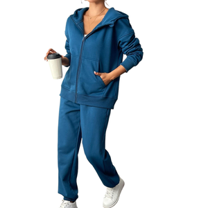 Chándales de alta calidad para mujer, ropa de calle de manga larga con estampado personalizado, chándal único transpirable para mujer - Product Image 6