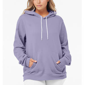 Bella + Canvas 3719 Sweat-shirt à capuche brodé unisexe en polycoton pour le printemps - Product Image 4