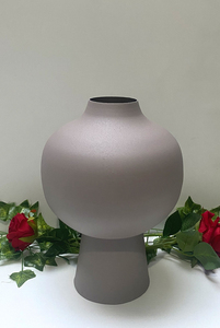 Offre spéciale Décoration de mariage en métal Vente en gros Vase à fleurs Décoration d'hôtel à domicile Manteau en poudre fini à la main avec logo personnalisé - Product Image 3