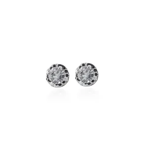 Boucles d'oreilles clous tendance en argent 925 avec zircon cubique pour le quotidien des femmes - Product Image 3