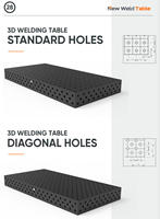 Tables de soudage 3D en fonte et accessoires 4000x2000 3000x1500 2400x1200 2000x1000 1500x1500 1500x1000 1000x1000 1200x800