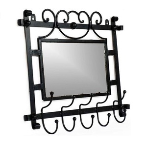 New Style Home Decorative <b>Metal</b> wall <b>mirror</b> Used For Living Rooms <b>Black</b> Finished At Lower Sale Price - Product Image 4