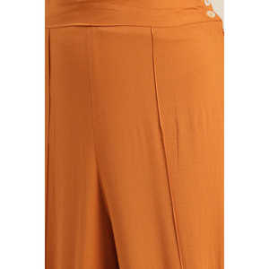 Conjunto de Dos Piezas para Mujer, Estilo A-Line, de Algodón con Bordado Rust, Mangas Tres Cuartos, Tallas XS/XXS, para Primavera/Verano - Product Image 4