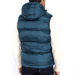 Chaleco acolchado impermeable para hombre, chaleco acolchado para exterior, Impresión de logotipo personalizado, servicio OEM al mejor precio, chaleco de color sólido para hombre - Product Image 3