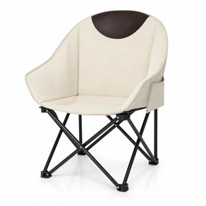 Sedia Pieghevole Compatta per Camper e <span class=keywords><strong>Roulotte</strong></span> con Telaio in Acciaio Inox e Tessuto Oxford - Product Image 2
