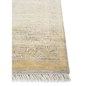 พรมขนสัตว์และใยวิสโคสถักมือ Gulnar สีเทาและสีดำ ลายเรขาคณิต สำหรับใช้ในบ้าน-รุ่น SKWV-54 - Product Image 3