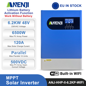 Anenji 6.2kw อินเวอร์เตอร์แบบขนาน6 6.2kw 6200 HHP ANJ-HHP-II-6.2KP-48V คราวน์มีสินค้าในสต็อก - Product Image 2