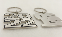 Llavero de Zinc Personalizado con Año de Graduación, Recuerdo Moderno y Conmemorativo para Estudiantes