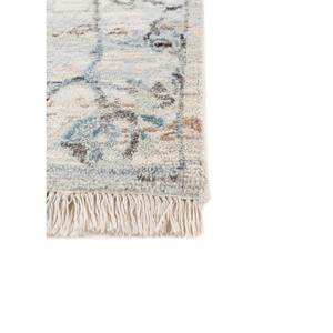 Alfombra Erbe Ivory de Lana Afgana Anudada a Mano, Diseño Floral-Abstracto, Rectangular, para Sala de Estar o Pasillo, Modelo LSEA-1002 - Product Image 4