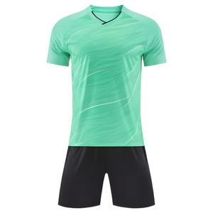 Camiseta de Fútbol Transpirable Unisex para Adultos, 100% Poliéster, 180g, Secado Rápido, Cuello Redondo, Manga Corta, Personalizable con Sublimación, Nombre del Equipo y Números - Product Image 1