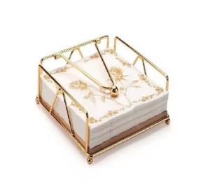 Servilletero de Metal dorado, vajilla creativa para el hogar, servilletero, soporte de decoración para Hotel, restaurante, vajilla, servilletero - Product Image 6