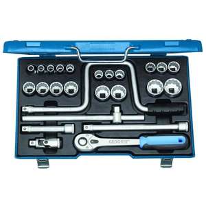 Juego de Llaves de Tubo Gedore de 1/2'' con Perfil UD Métrico, Juego de Herramientas de 25 Piezas - Product Image 1