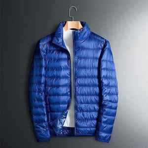 Veste matelassée légère pour homme en gros, veste d'hiver coupe-vent, veste matelassée à fermeture éclair, veste matelassée en duvet - Product Image 4