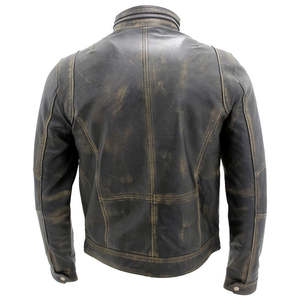 waterproof best design breathable best arrival <b>Men</b> Leather <b>Jackets</b> pockets <b>Jacket</b> durable wholesale price <b>Men</b> Leather <b>Jacket</b> - Product Image 6