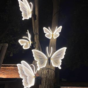 Luci LED a <span class=keywords><strong>Farfalla</strong></span> All'Ingrosso, Illuminazione Paesaggistica Motorizzata Impermeabile per Esterni, Perfette per Centri Commerciali e Natale - Product Image 4