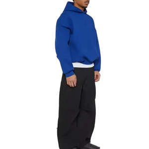 Sudadera con Capucha de Invierno con Cremallera Personalizada al por Mayor, 100% Algodón, Felpa, 600-800 GSM, Hombros Caídos, Manga Larga, Talla Grande para Hombre - Product Image 6