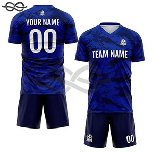 Precio al por mayor, diseño personalizado, ropa de fútbol, Impresión de secado rápido, camiseta de fútbol sublimada completa según su camiseta de fútbol de color - Product Image 2