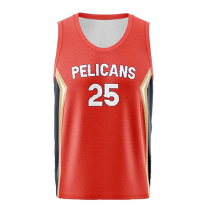 ชุดยูนิฟอร์มบาสเก็ตบอลแขนกุดใส่สบายระบายอากาศได้ดีดีไซน์ตามสั่ง - Product Image 3