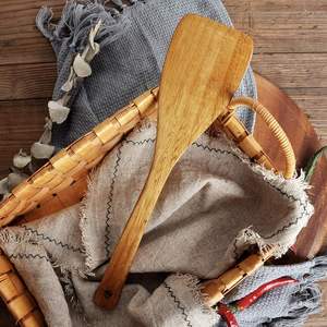 Cuillère à long manche en bois, écologique, design moderne, résistante à la chaleur, vente en gros, exportation - Product Image 3