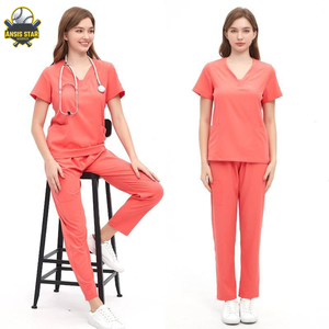 OEM personalizado de alta calidad de las mujeres precio barato al por mayor del Hospital uniforme de enfermería conjunto médico de alta calidad personalizado uniforme de médico - Product Image 3
