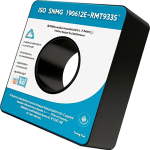Plaquettes de tournage indexables ISO SNMG 190612E-RMT9335 D. 7.94mm MT-CVD revêtues, lot de 10 pour une performance optimale des outils - Product Image 2