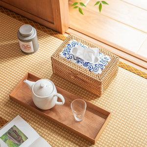 กล่องใส่กระดาษทิชชูเซรามิกบนด้านบน กล่องเก็บของทำมือ เป็นมิตรกับสิ่งแวดล้อม ของตกแต่งบ้านจากธรรมชาติ ขายส่งจากเวียดนาม - Product Image 5