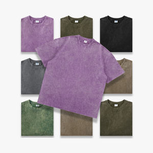 Camiseta extragrande con lavado ácido Classic Vintage Style Heavyweight Comfort 260G - Product Image 1