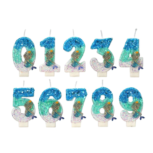 Bougies d'anniversaire numériques faites à la main en cire de paraffine, décorations de gâteaux en gros pour fêtes - Product Image 4