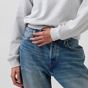 Sweat-shirt court pour femme, couleur unie, en polaire, avec épaules tombantes, manches longues, prix avantageux, avec logo personnalisé - Product Image 3
