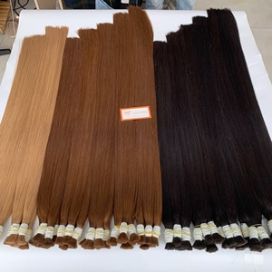 ต่อผมตรงจํานวนมาก Remy เวียดนาม 100% ผมมนุษย์ดึงคู่ผมบริสุทธิ์ดิบที่ยังไม่ได้รับการแปรรูป - Product Image 6