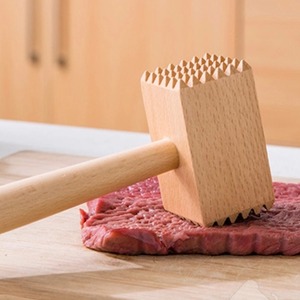 Ustensiles de cuisine attendrisseur de boeuf en bois pour la cuisson du steak marteau de viande de volaille en bois naturel pour la vente en gros - Product Image 6