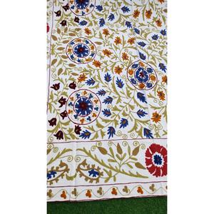 Cubrecamas colgante de pared bordado a mano, cubrecamas estilo bohemio - Product Image 4